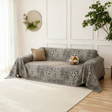 Sofabezug – Rustikal Boho Grau