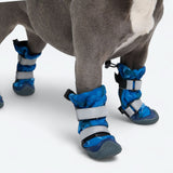 Hunde-Regenstiefel, Wasserdichte Hundeschuhe - Blau Camo