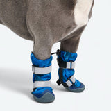 Hunde-Regenstiefel, Wasserdichte Hundeschuhe - Blau Camo