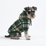 Green Plaid Hoodie||size:M