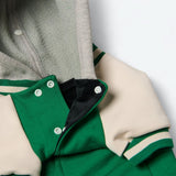 Hund-Collegejacke - Grün