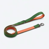 Leinen- und Kotbeutelhalter-Set - Grün Orange