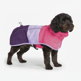Dog Raincoat - Pink Lilac Purple||size:2XL