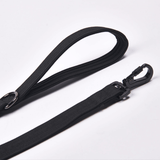 Leine und Kotbeutelhalter-Set - Schwarz