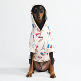 France Hoodie Beige||size:4XL,5XL