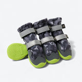 Flex Shell Wasserabweisende Hundestiefel - Grau Camo