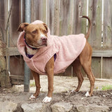 Teddy-Sherpa-Jacke - Rosa