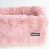 Beruhigendes Flauschiges Sofa-Schonbezug Hundebett - Rosa