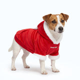 Christmas Dog Hoodie - Red Santa||size:L