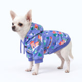 Christmas Dog Hoodie - Snow Day Village||size:S