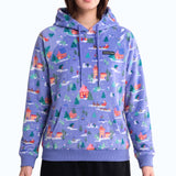 Christmas Human Hoodie - Snow Day Village||size:S,M,L,XL,2XL