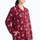 Human Pajama Top - Teddy Christmas||size:S,M,L,XL,2XL