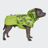 Dog Raincoat - Camo Lime||size:3XL