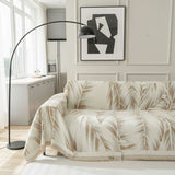 Leaves Beige Couch Cover