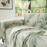 Leaves Green Couch Cover