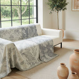 Lily Valley Grey Couch Cover