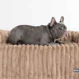 Luxus Sofa-Schonbezug Hundebett - Braun