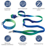 Lime Wave Martingale Collar||size:A,B,C,D,E