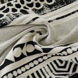 Mosaic Black Couch Cover