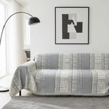 Mosaic Grey Couch Cover