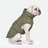 Green Quilted Winter Jacket||size:3XL