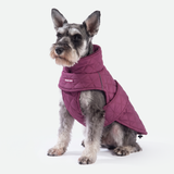 Magenta Quilted Winter Jacket||size:M