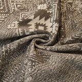 Rustic Boho Grey Couch Cover