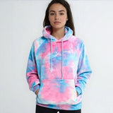 Velvet Human Kapuzenpullover - Rosa-Blau