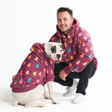 Weihnachts-Hoodie – Zuckerstangen-Bäume