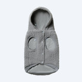 Teddy-Sherpa-Jacke - Silbergrau