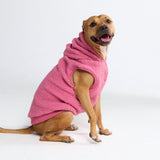 Teddy-Sherpa-Jacke - Dunkelpink