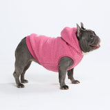 Teddy-Sherpa-Jacke - Dunkelpink