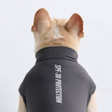 Sunblock Hunde-T-Shirt - Dunkelgrau