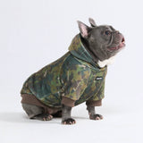 Hunde-Hoodie aus Betonholz – Moos