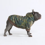 Hunde-Hoodie aus Betonholz – Moos