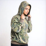 Betonholz-Human-Hoodie – Moos