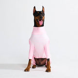 Hunde Pyjama - Rosa Streifen