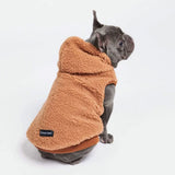 Teddy-Sherpa-Jacke - Braun