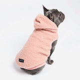 Teddy-Sherpa-Pullover - Rosa