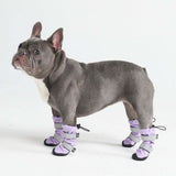 Hunde-Regenstiefel, Wasserdichte Hundeschuhe - Flieder