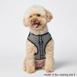 Superweiches Activewear Hundegeschirr - Grau