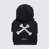 "WOOF" Hunde Hoodie - Schwarz & Reflektierend