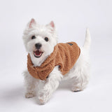 Teddy-Sherpa-Jacke - Braun