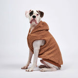 Teddy-Sherpa-Jacke - Braun