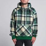 Grün-karierter Hoodie