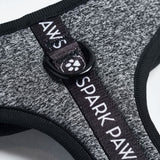 Superweiches Activewear Hundegeschirr - Grau