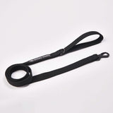 Taktisches Hundehalsband- und Leinen-Set - Schwarz