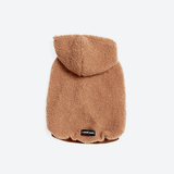 Teddy-Sherpa-Pullover - Braun