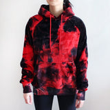 Velvet Human Kapuzenpullover - Rot & Schwarz