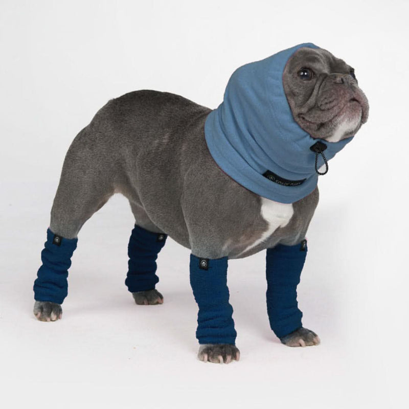 Beruhigender Hund-Ohrenschützer gegen Angst - Marineblau